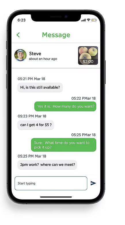 Message growers directly